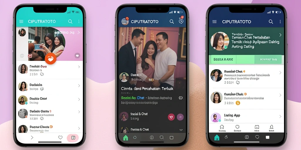 Tampilan antarmuka aplikasi CIPUTRATOTO yang menarik dan mudah digunakan.